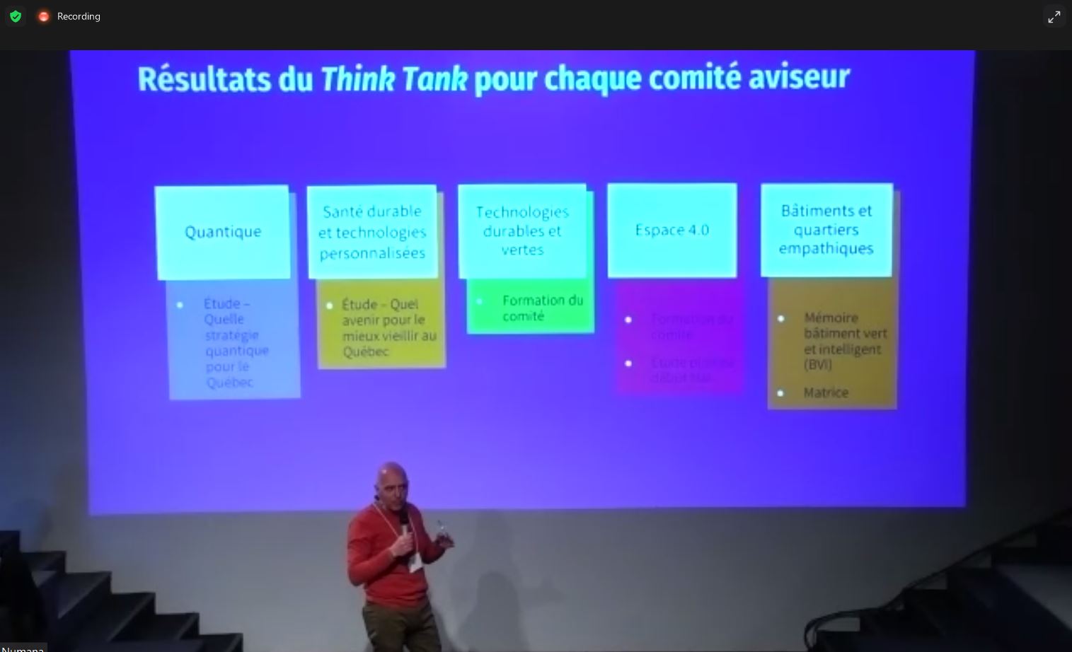 projets du think tank Numana