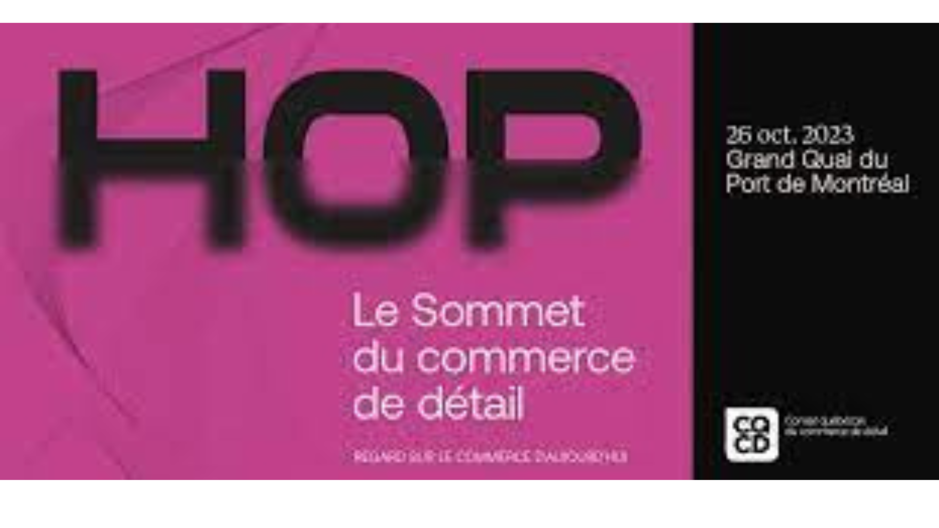 Hop le sommet du commerce de détail